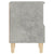 Bedside Cabinet Concrete Grey 40x35x50 cm