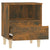 Bedside Cabinet Smoked Oak 40x35x50 cm