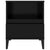 Bedside Cabinet Black 40x35x50 cm