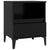 Bedside Cabinets 2 pcs Black 40x35x50 cm