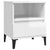 Bedside Cabinet High Gloss White 40x35x50 cm