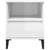 Bedside Cabinet High Gloss White 40x35x50 cm