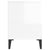 Bedside Cabinet High Gloss White 40x35x50 cm