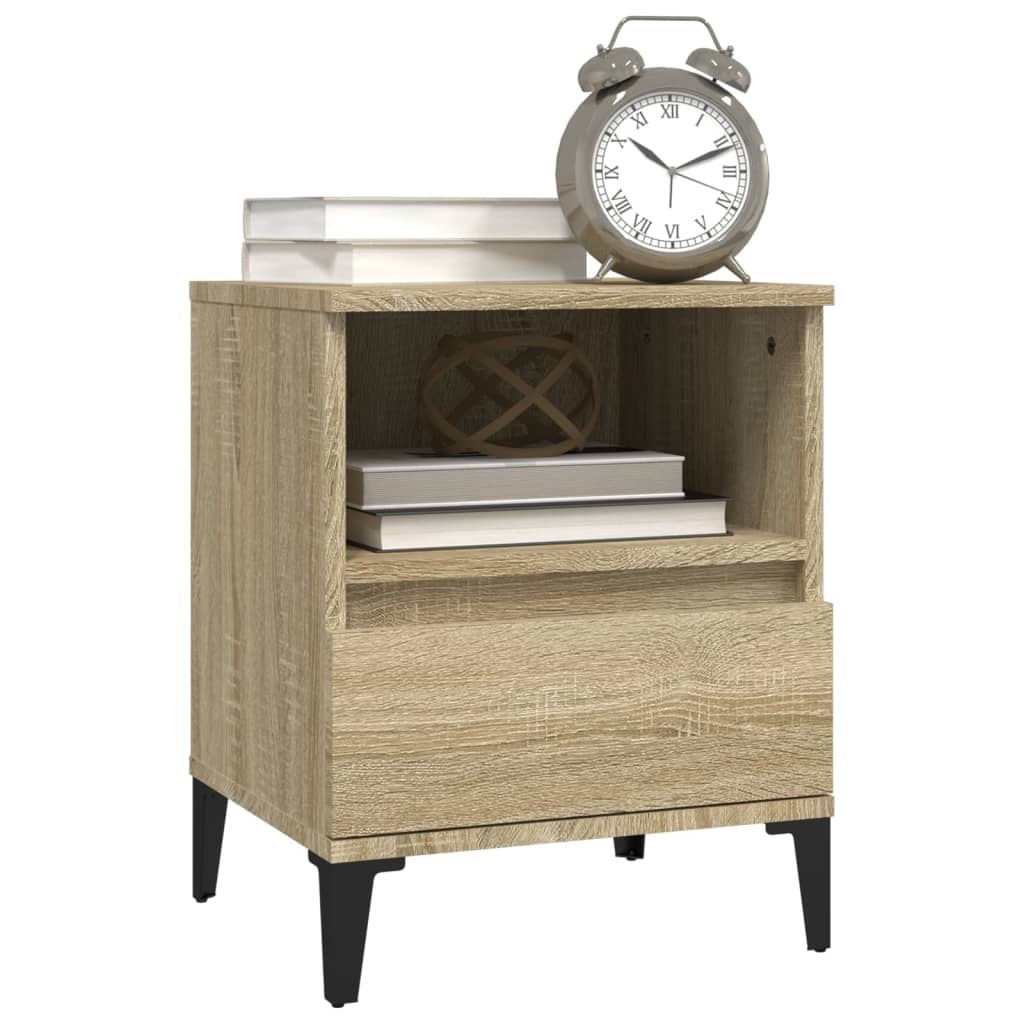 Bedside Cabinet Sonoma Oak 40x35x50 cm