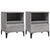 Bedside Cabinets 2 pcs Grey Sonoma 40x35x50 cm