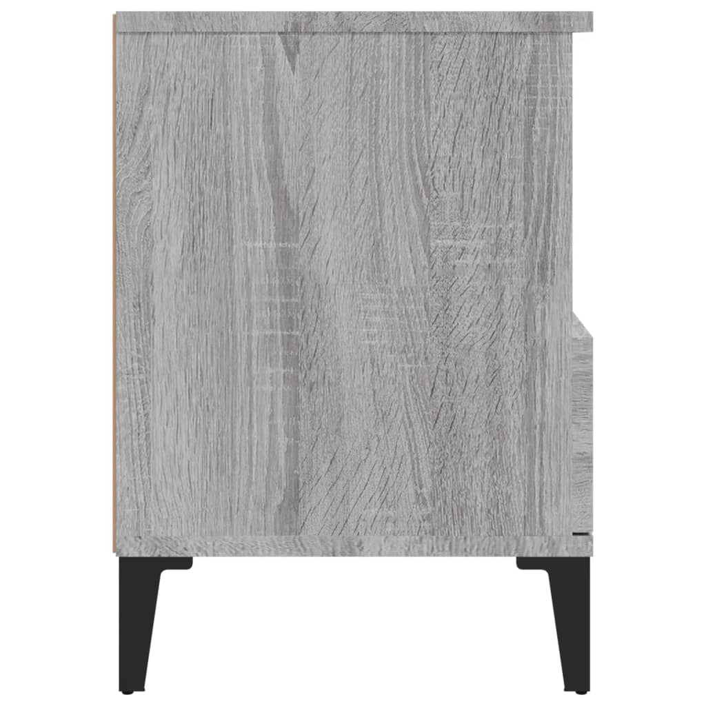 Bedside Cabinets 2 pcs Grey Sonoma 40x35x50 cm