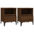 Bedside Cabinets 2 pcs Brown Oak 40x35x50 cm