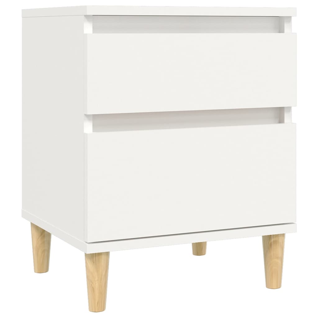 Bedside Cabinets 2 pcs White 40x35x50 cm