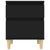 Bedside Cabinet Black 40x35x50 cm