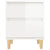 Bedside Cabinet High Gloss White 40x35x50 cm