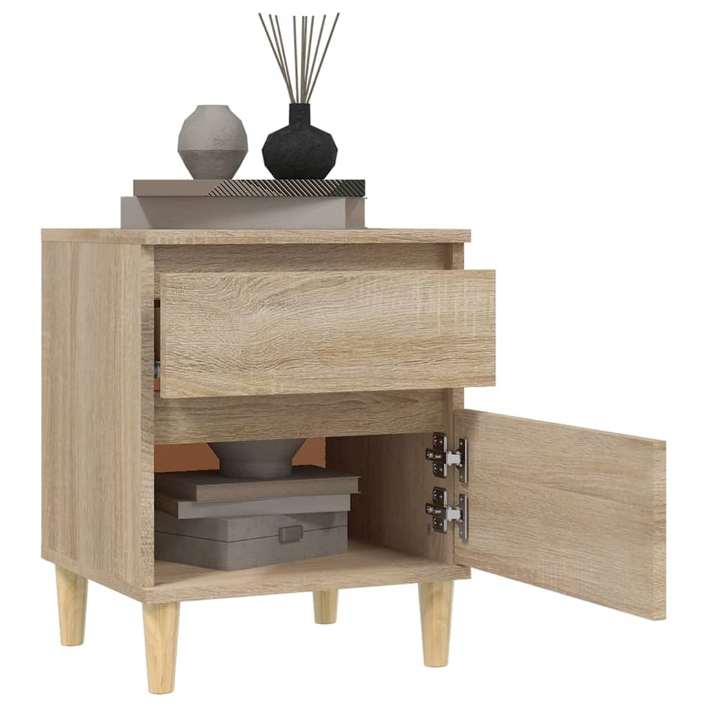 Bedside Cabinets 2 pcs Sonoma Oak 40x35x50 cm