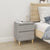 Bedside Cabinets 2 pcs Concrete Grey 40x35x50 cm