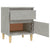 Bedside Cabinets 2 pcs Concrete Grey 40x35x50 cm