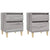 Bedside Cabinets 2 pcs Grey Sonoma 40x35x50 cm