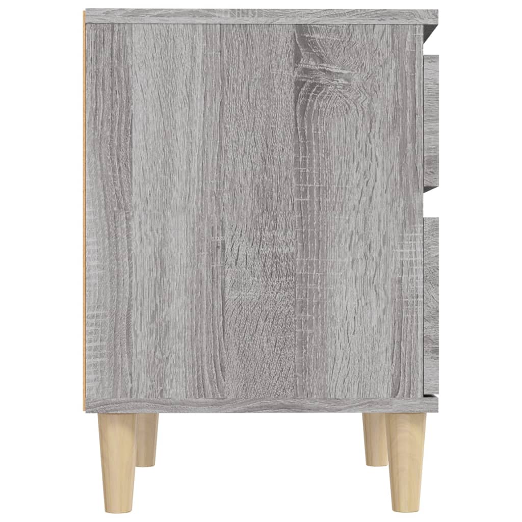 Bedside Cabinets 2 pcs Grey Sonoma 40x35x50 cm