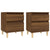 Bedside Cabinets 2 pcs Brown Oak 40x35x50 cm