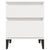 Bedside Cabinet White 40x35x50 cm