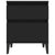 Bedside Cabinet Black 40x35x50 cm