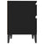 Bedside Cabinet Black 40x35x50 cm