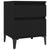 Bedside Cabinets 2 pcs Black 40x35x50 cm