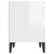 Bedside Cabinets 2 pcs High Gloss White 40x35x50 cm