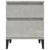 Bedside Cabinet Concrete Grey 40x35x50 cm