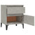 Bedside Cabinets 2 pcs Concrete Grey 40x35x50 cm