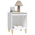 Bedside Cabinet White 40x35x50 cm Engineered Wood