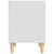 Bedside Cabinet White 40x35x50 cm Engineered Wood