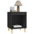 Bedside Cabinets 2 pcs Black 40x35x50 cm