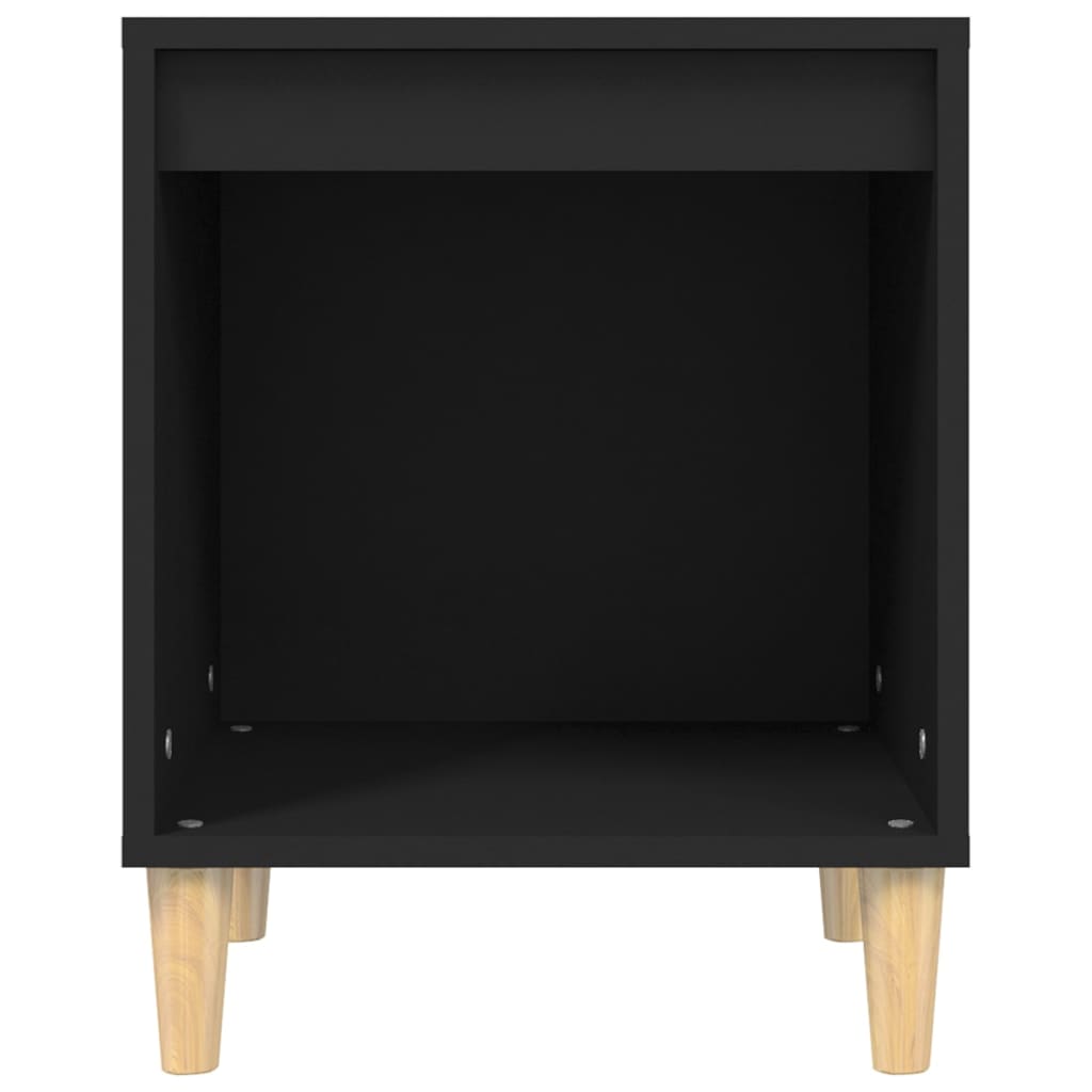 Bedside Cabinets 2 pcs Black 40x35x50 cm