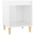 Bedside Cabinet High Gloss White 40x35x50 cm Engineered Wood