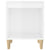 Bedside Cabinet High Gloss White 40x35x50 cm Engineered Wood