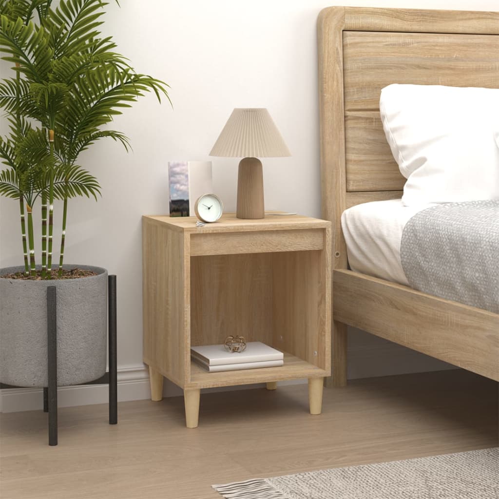 Bedside Cabinet Sonoma Oak 40x35x50 cm