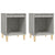 Bedside Cabinets 2 pcs Concrete Grey 40x35x50 cm