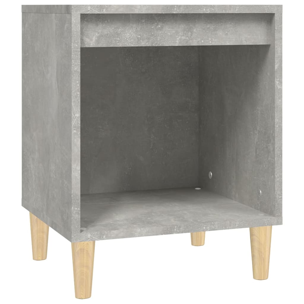 Bedside Cabinets 2 pcs Concrete Grey 40x35x50 cm