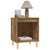 Bedside Cabinet Smoked Oak 40x35x50 cm