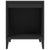 Bedside Cabinet Black 40x35x50 cm