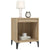 Bedside Cabinet Sonoma Oak 40x35x50 cm