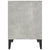 Bedside Cabinet Concrete Grey 40x35x50 cm