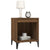 Bedside Cabinet Brown Oak 40x35x50 cm