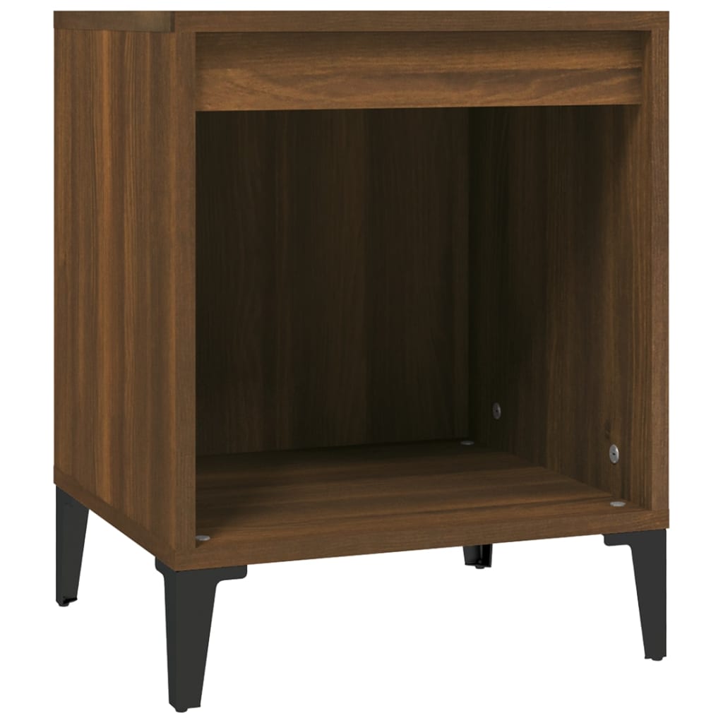 Bedside Cabinets 2 pcs Brown Oak 40x35x50 cm