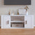 TV Cabinet High Gloss White 100x35x40 cm Engineered Wood