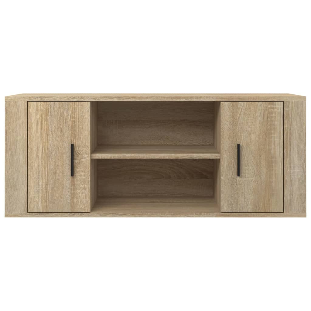 TV Cabinet Sonoma Oak 100x35x40 cm Engineered Wood