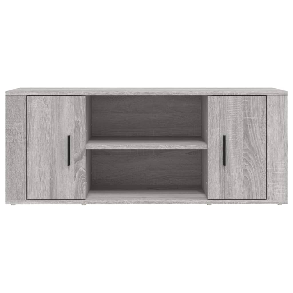 TV Cabinet Grey Sonoma 100x35x40 cm Engineered Wood