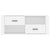 TV Cabinet White 100x35x40 cm Engineered Wood