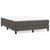 Bed Frame without Mattress Dark Grey Double Velvet
