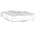 Bed Frame without Mattress Black Double Velvet