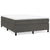Bed Frame without Mattress Dark Grey Double Velvet