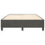 Bed Frame without Mattress Dark Grey Double Velvet